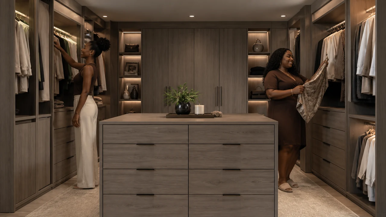 Vardo applied to Walk-in closets